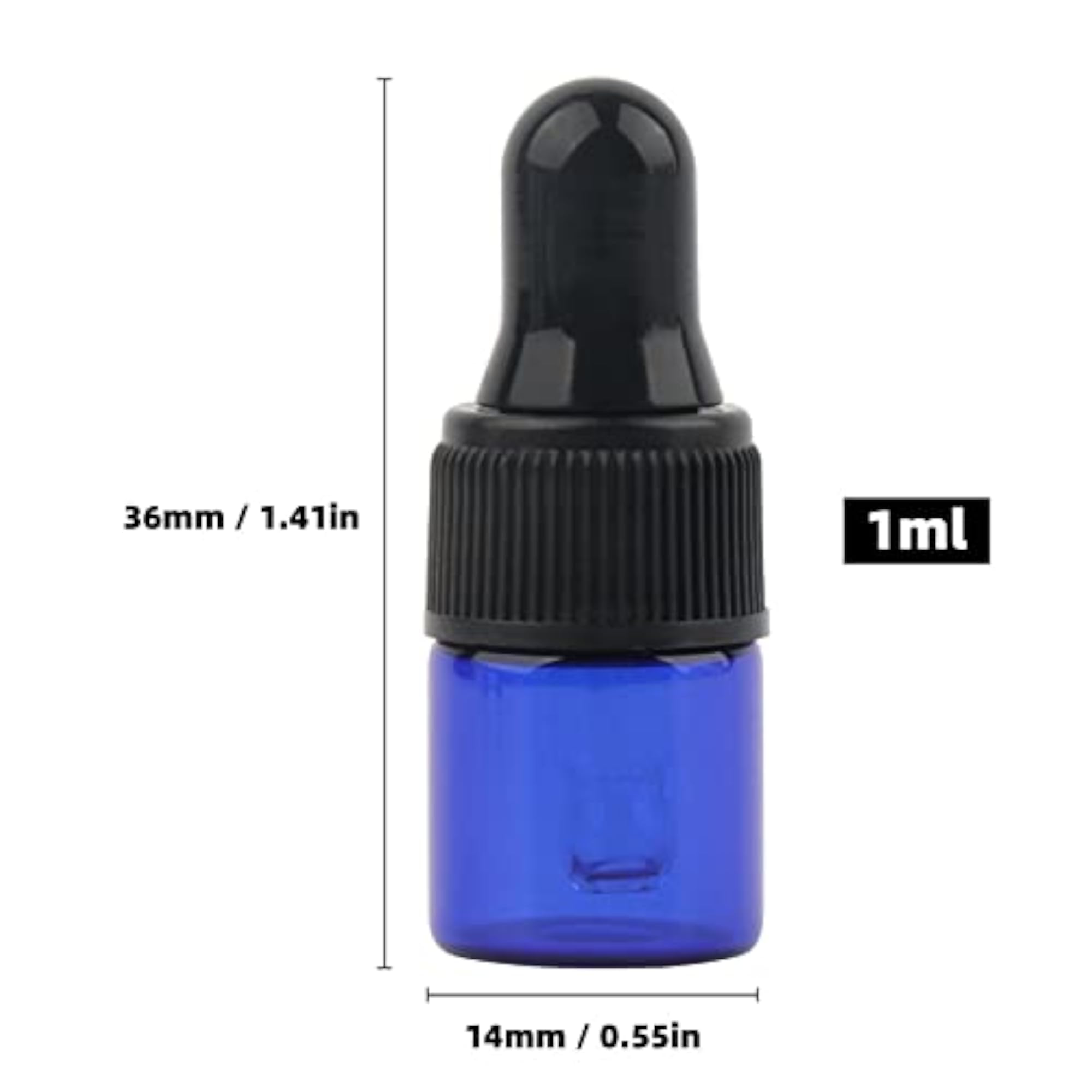15 Pieces Glass Dropping Bottles for Perfume Storage